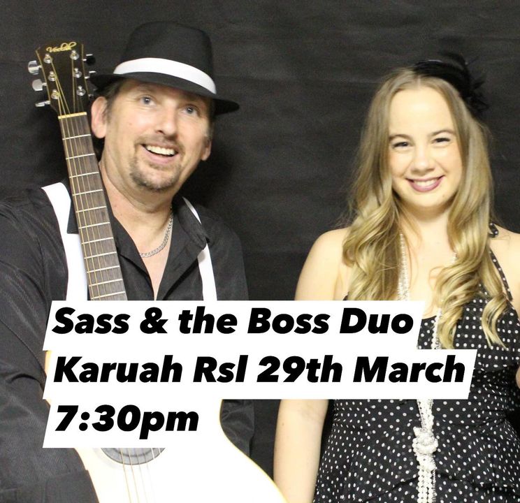 Featured image for “Maddison Clarke will be joining Emile in Sass & The Boss this Friday night 29th March from 7:30pm!”