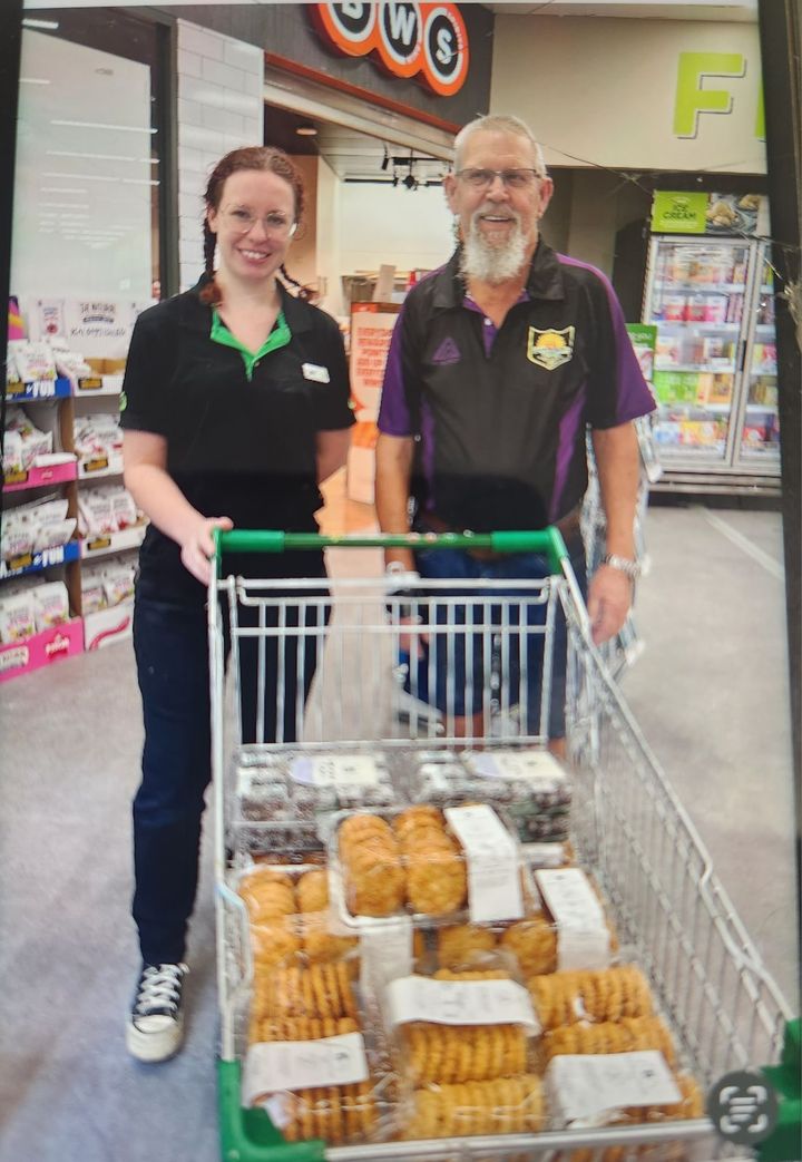 Featured image for “Thankyou so much to Woolworths for their fantastic donation of yummy ANZAC cookies and Lamingtons for our free ANZAC day breakfast at  Karuah RSL Club #wp”