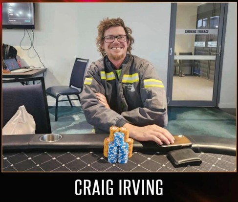 Featured image for “Sunday Poker Champ Craig: $4500 Jackpot at Karuah RSL”