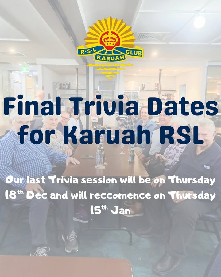 Featured image for “Trivia Break Announcement: Festive Update from Karuah RSL”