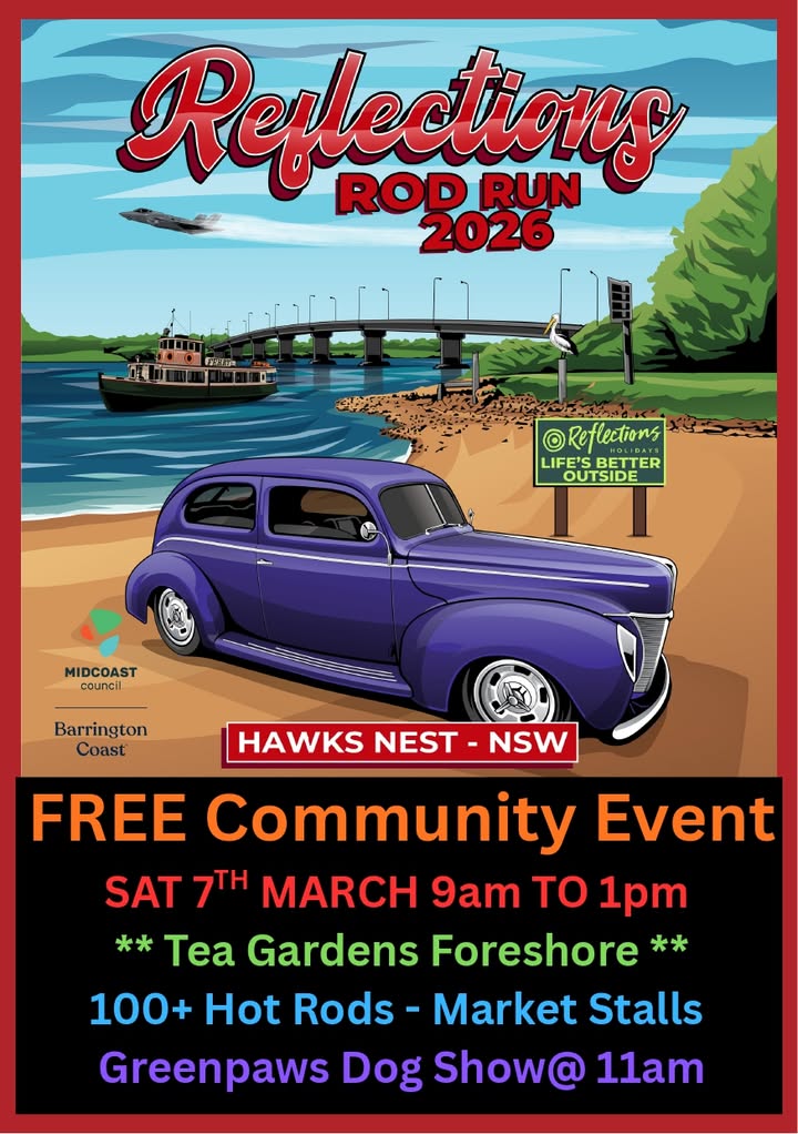 Featured image for “Reflections Rod Run 2026 at Tea Gardens”