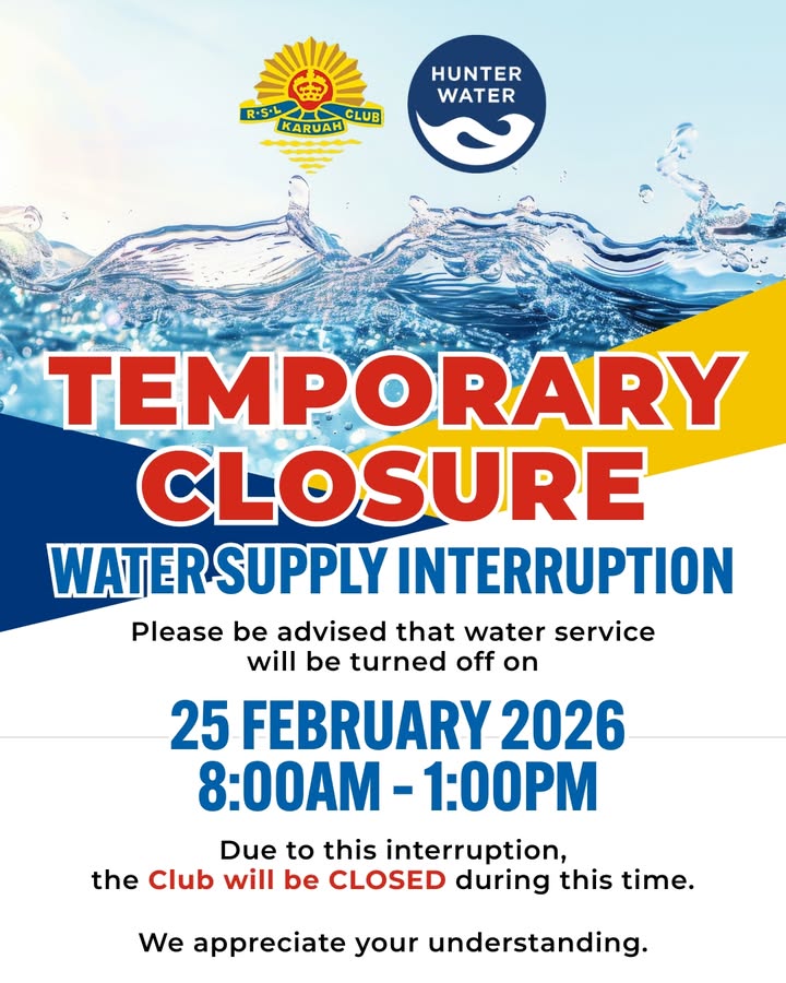 Featured image for “Hunter Water Works Complete Early at Karuah RSL”