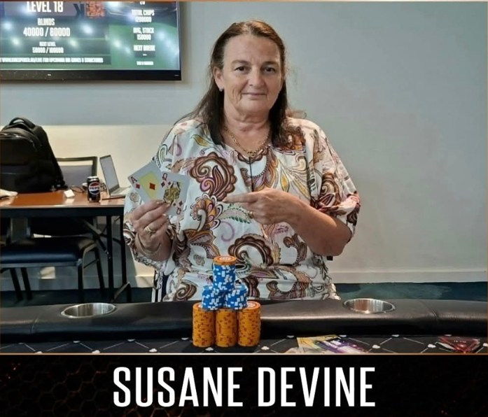 Featured image for “Kings Poker Winner Susane Devine at Karuah RSL”