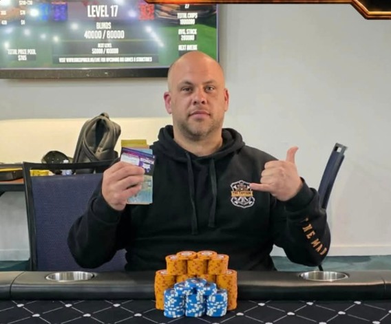 Featured image for “Sean Wins Sunday Poker at Karuah RSL – Jackpot at $550”