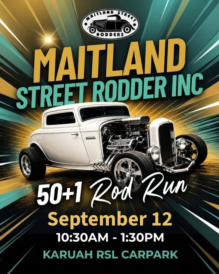 Featured image for “Maitland Street Rodders Rod Run at Karuah RSL”