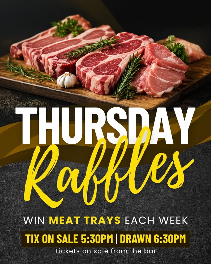 Featured image for “Thursday Night Meat Tray Raffle at Karuah RSL”